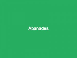 Abanades