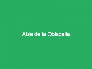 Abia de la Obispalia
