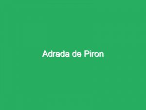 Adrada de Piron