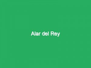 Alar del Rey