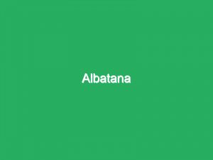 Albatana