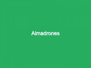 Almadrones