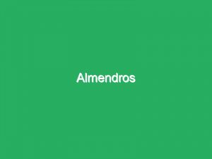 Almendros