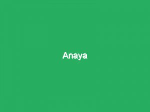 Anaya