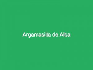 Argamasilla de Alba