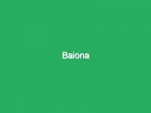 Baiona