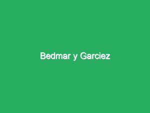 Bedmar y Garciez