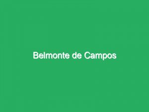Belmonte de Campos