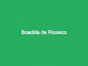 Boadilla de Rioseco