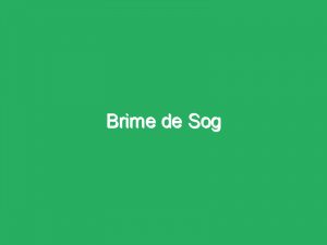 Brime de Sog
