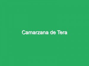 Camarzana de Tera