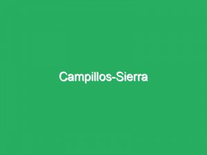 Campillos-Sierra