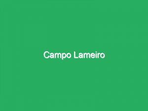 Campo Lameiro