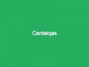 Cantalojas