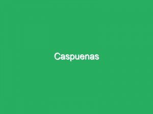Caspuenas