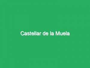 Castellar de la Muela