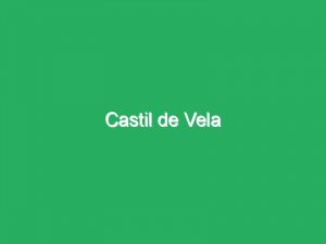 Castil de Vela