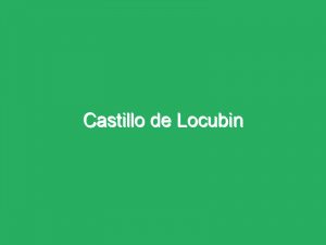 Castillo de Locubin