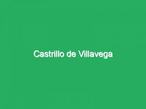 Castrillo de Villavega