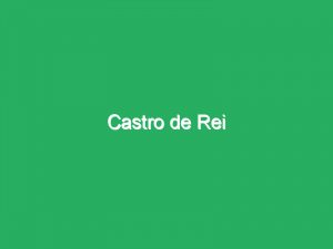 Castro de Rei