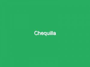Chequilla