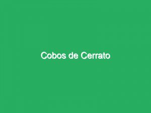 Cobos de Cerrato