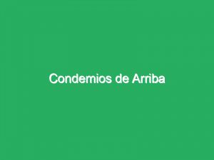 Condemios de Arriba