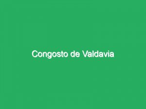 Congosto de Valdavia