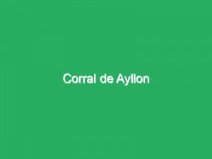 Corral de Ayllon