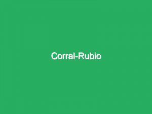 Corral-Rubio