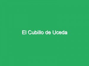 El Cubillo de Uceda