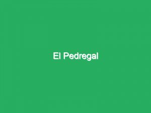 El Pedregal
