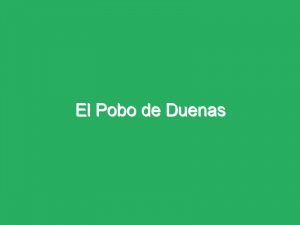 El Pobo de Duenas