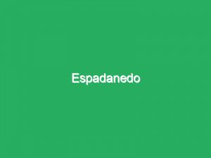 Espadanedo