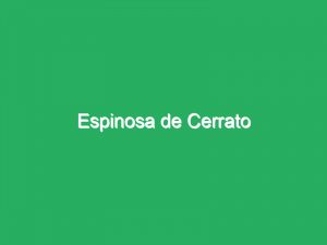 Espinosa de Cerrato