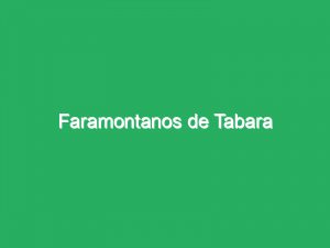 Faramontanos de Tabara