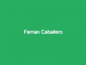 Fernan Caballero