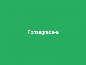 Fonsagrada-a