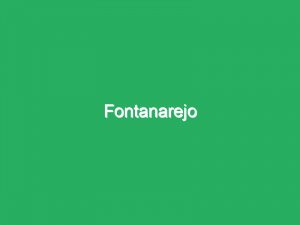 Fontanarejo