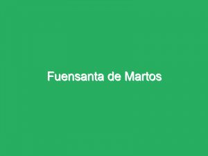 Fuensanta de Martos