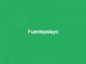 Fuentepelayo