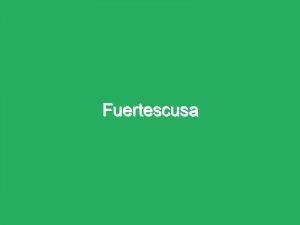 Fuertescusa