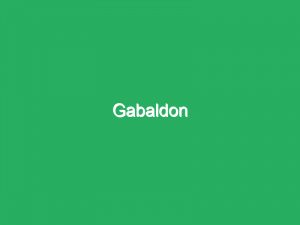 Gabaldon