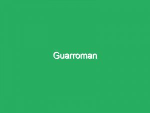Guarroman