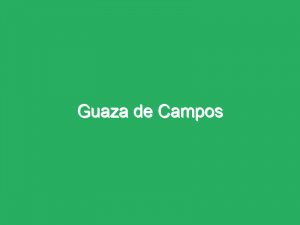 Guaza de Campos
