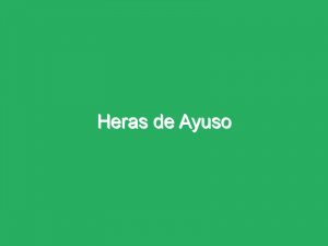 Heras de Ayuso