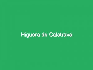 Higuera de Calatrava