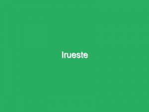 Irueste