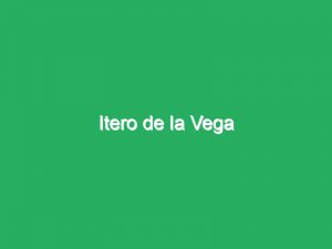 Itero de la Vega