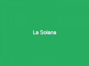 La Solana